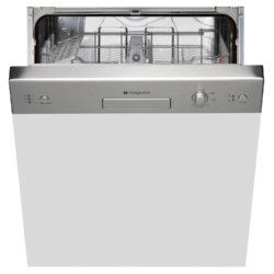 Hotpoint LSB5B019XUK Semi Integrated 13 Place Full Size Dishwasher  in Stainless Steel